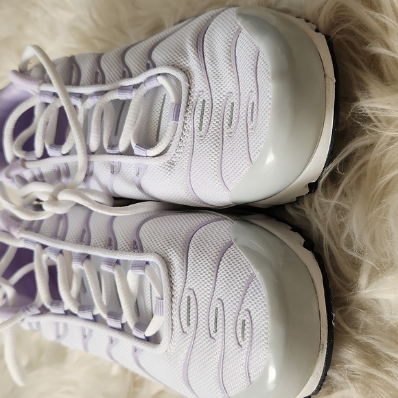 Nike Air Max Plus White Platinum Purple Sneakers Womens UK 6/ EU40/ US 8.5 - Picture 12 of 17
